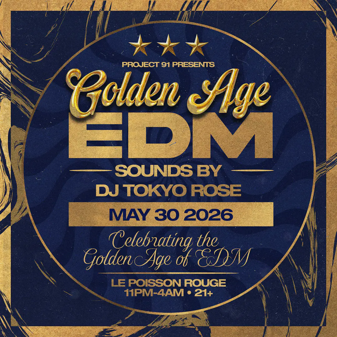 The Golden Age of EDM Party poster image