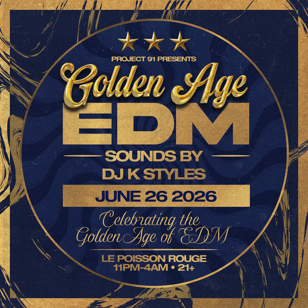 The Golden Age of EDM Party event image