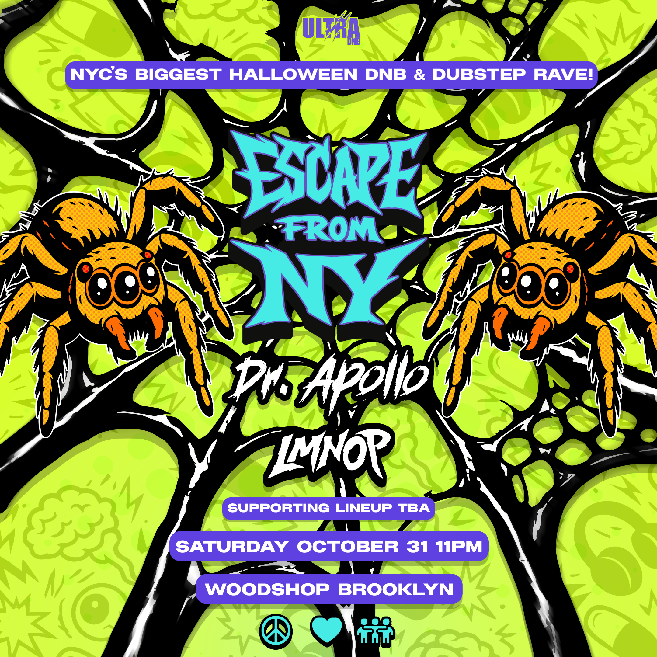 NYC'S BIGGEST DRUM AND BASS & DUBSTEP HALLOWEEN CELEBRATION