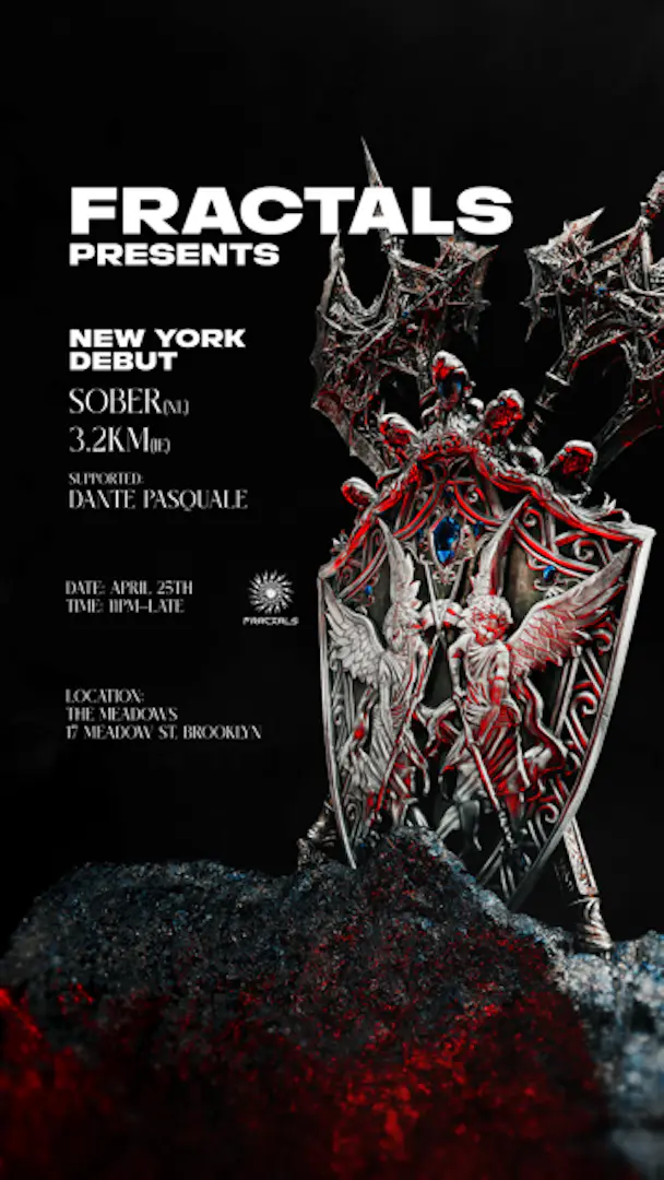 FRACTALS Presents: SOBER + 3.2KM poster image