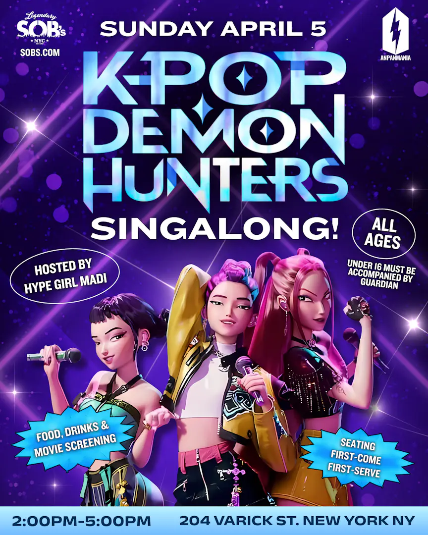 KPop Demon Hunters: Movie Sing-Along Experience (All Ages) event image