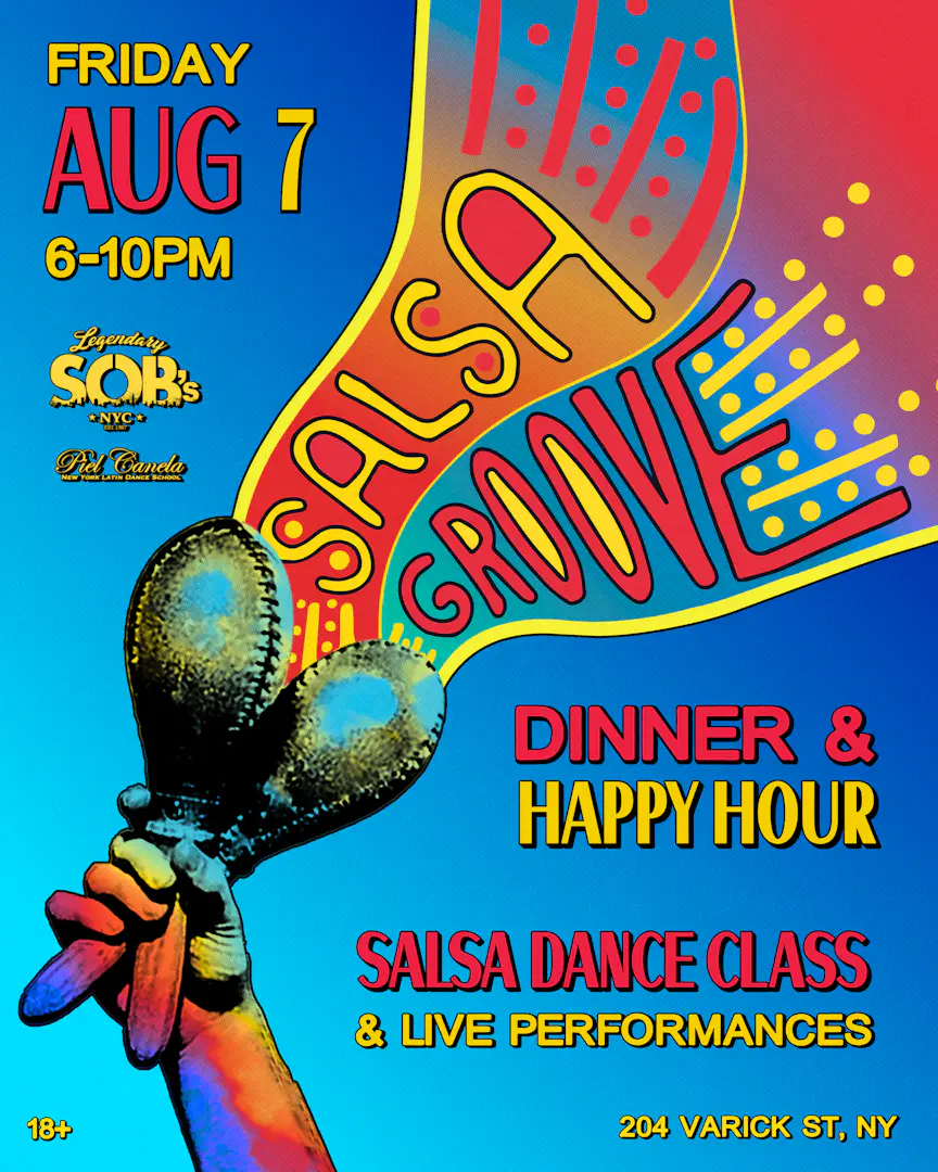 Salsa Groove: Dance Class & Happy Hour event image
