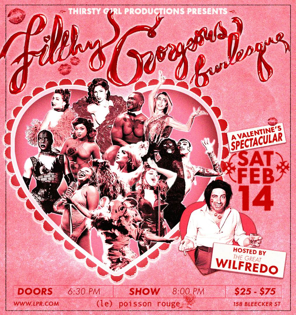 Filthy Gorgeous Burlesque Valentine's Day Spectacular! (Low Tickets) event image