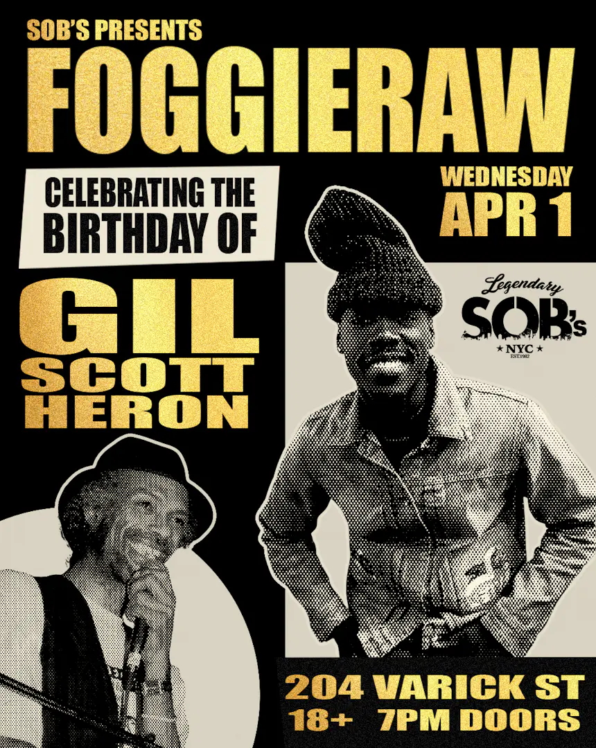 Foggieraw: Celebrating The Birthday of Gil Scott-Heron poster image