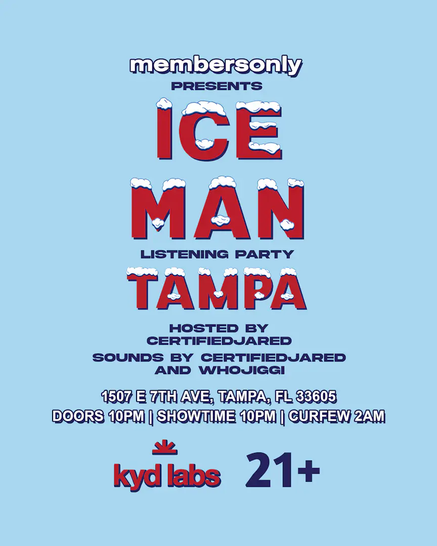 ICEMAN: LISTENING PARTY | TAMPA event image