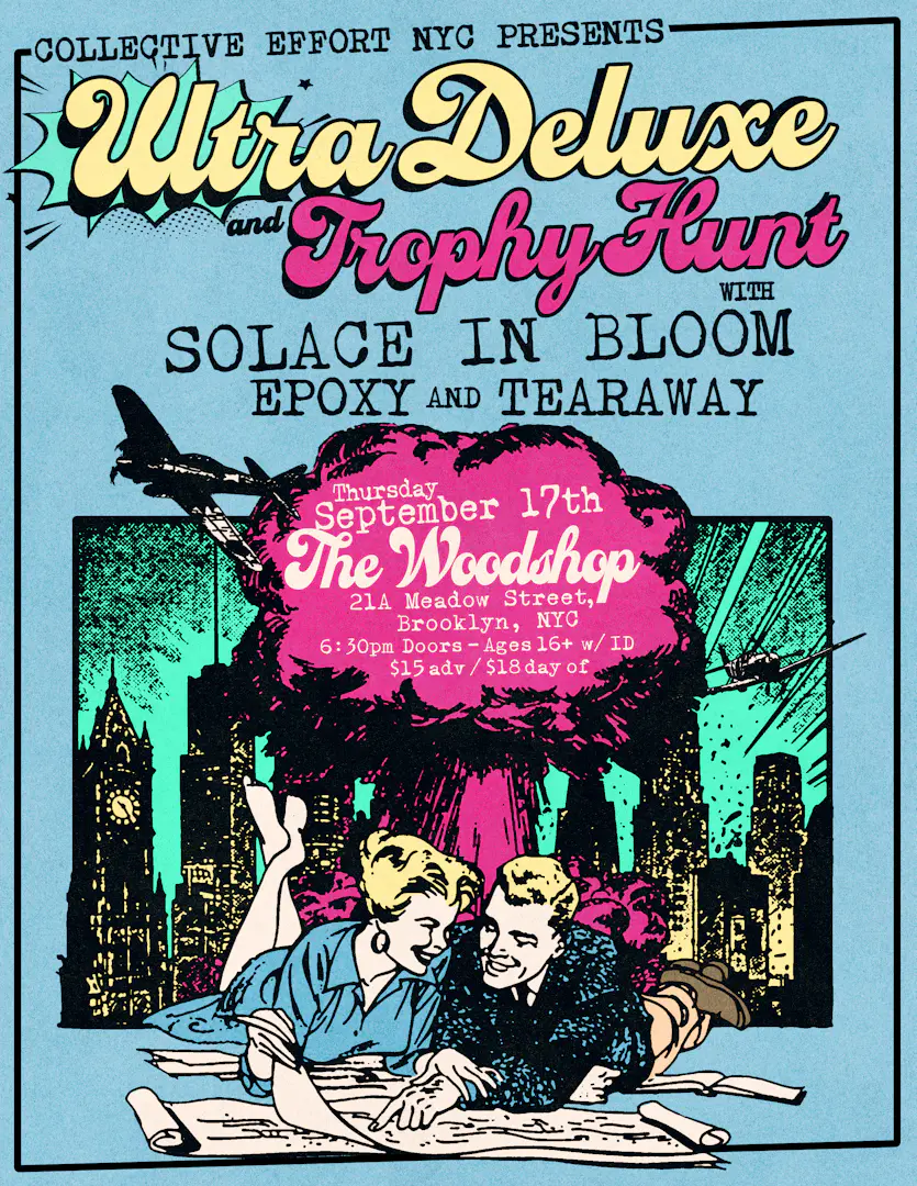 Ultra Deluxe, Trophy Hunt, Solace in Bloom, Epoxy, Tearaway poster image