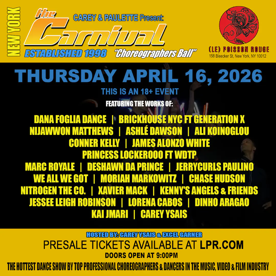 The Choreographer’s Carnival NYC poster image