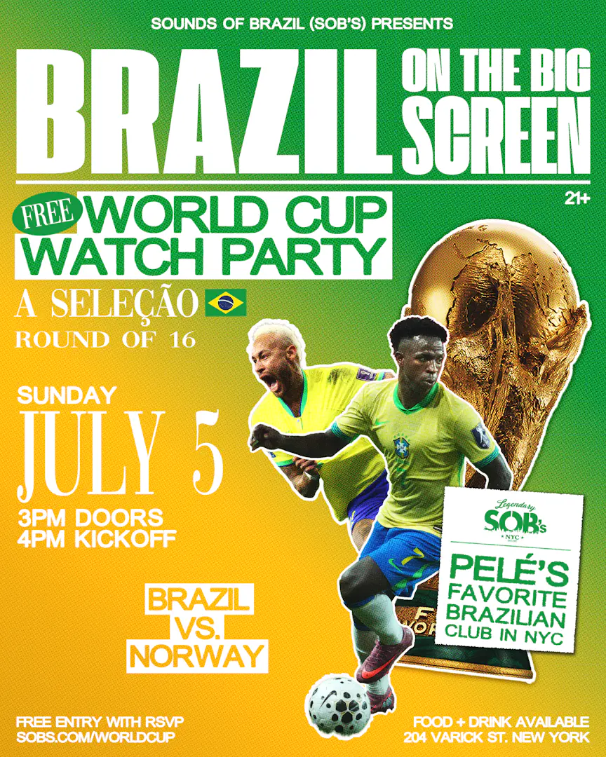 Brazil On The Big Screen: Brazil vs Norway | World Cup Watch Party