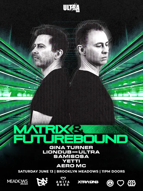 Matrix & Futurebound Drum and Bass in New York City Saturday June 13th