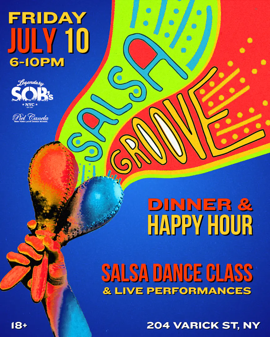 Salsa Groove: Dance Class & Happy Hour poster image