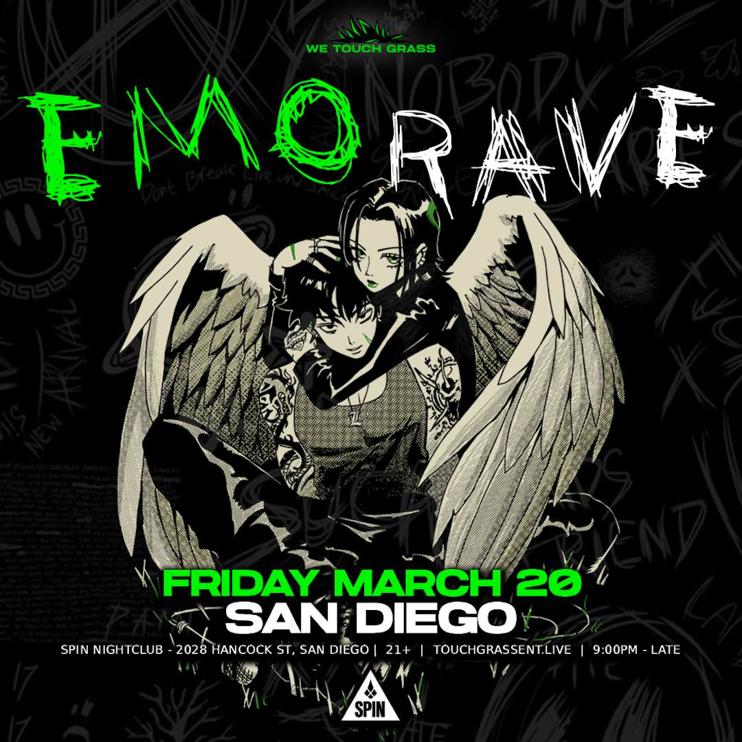 #WeTouchGrass presents: SAN DIEGO Emo Rave event image