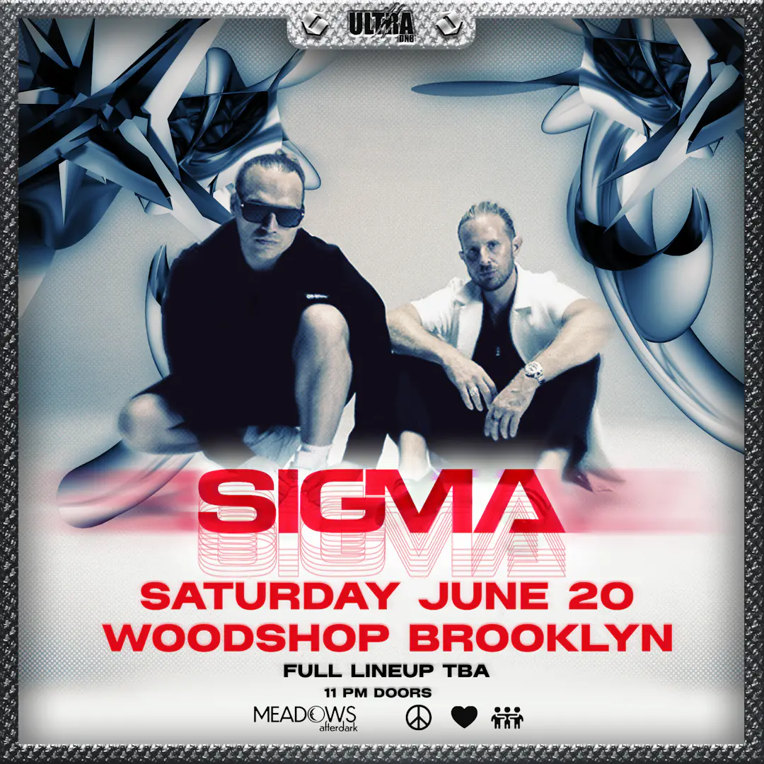 SIGMA SATURDAY JUNE 20 WOOD SHOP BROOKLYN  poster image