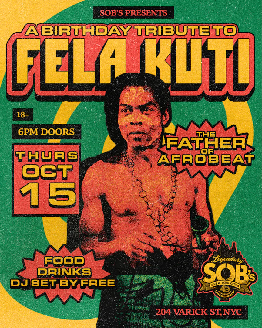 Fela Kuti Birthday Tribute poster image