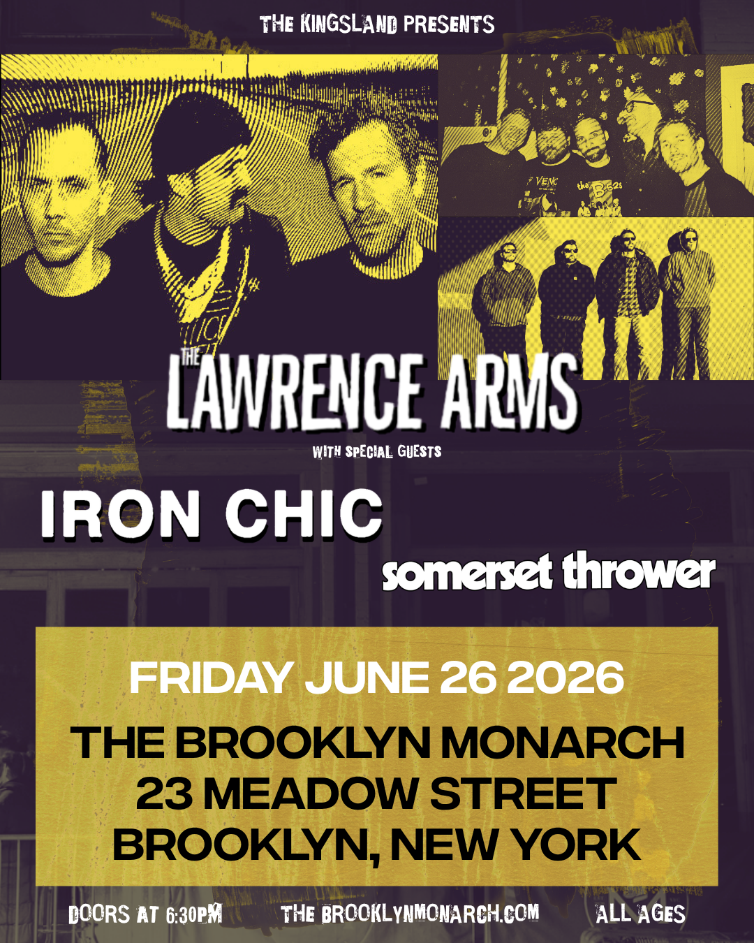 The Lawrence Arms, Iron Chic, Somerset Thrower