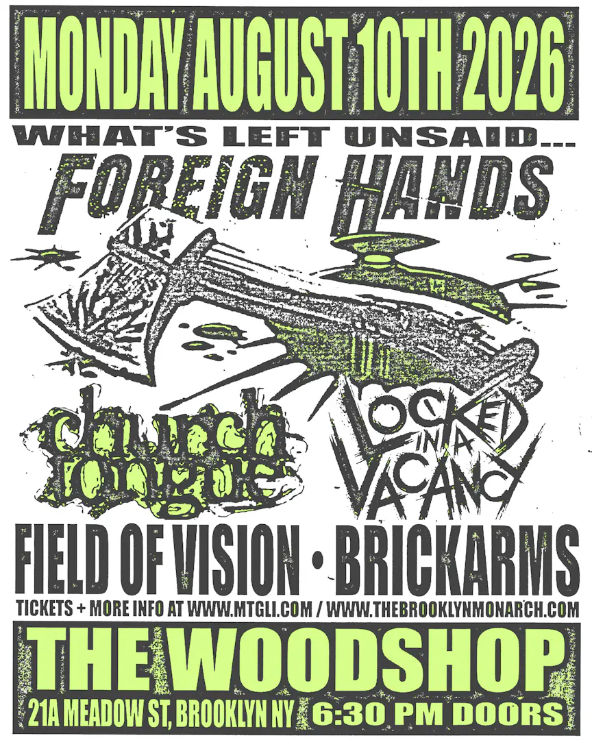 Foreign Hands, Church Tongue, LIAV, Field of Vision, Brickarms poster image