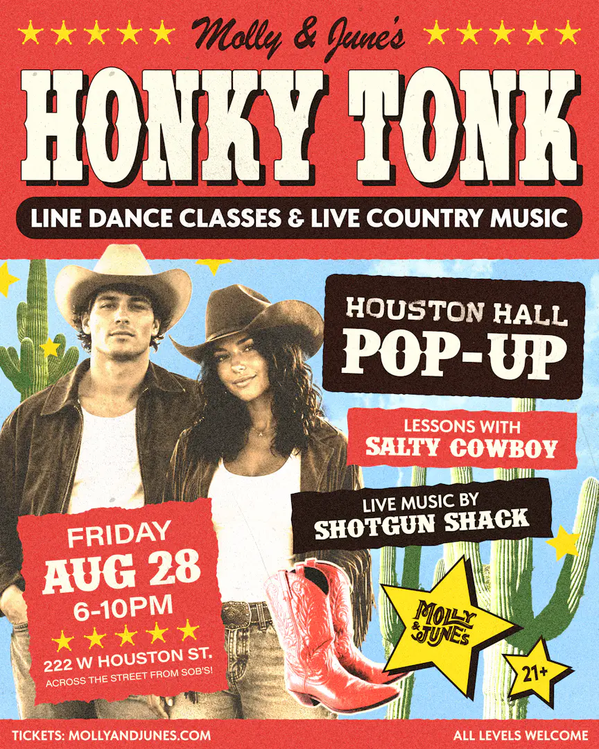 Molly & June's Honky Tonk: Houston Hall Pop-Up poster image