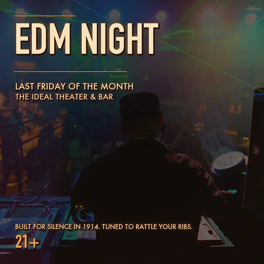 EDM NIGHT at The Ideal: August poster image